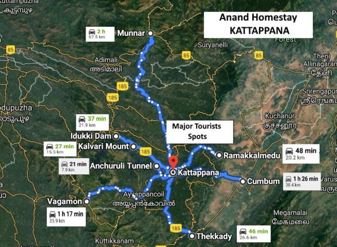 Anand Homestay Kattappana Εξωτερικό φωτογραφία